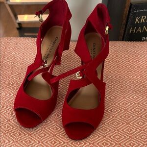 Christian Siriano Bold Red Heels